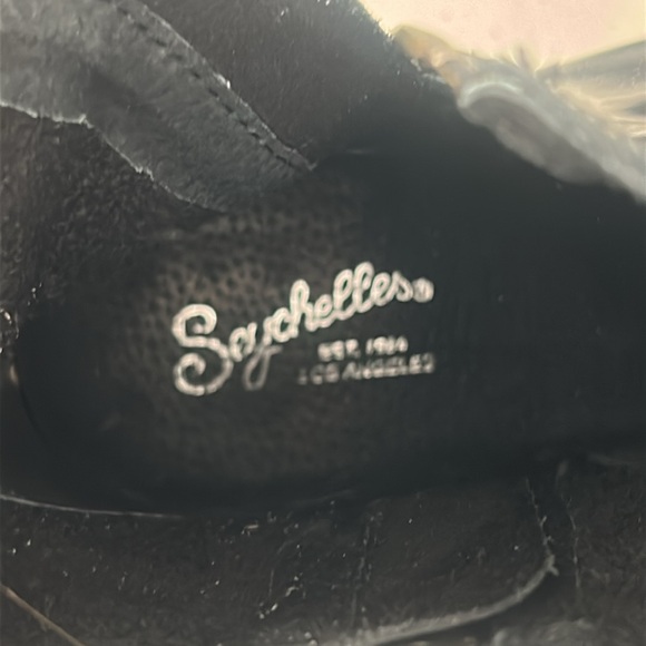 Seychelles Lucky Penny Patent Leather Booties Black Size 8 - Picture 15 of 16